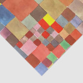 Flora on Sand van Paul Klee, Abstracte kunst Tissuepapier (Detail)