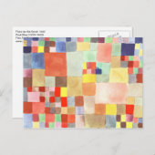 Flora op zand door Paul Klee Briefkaart (Voorkant / Achterkant)