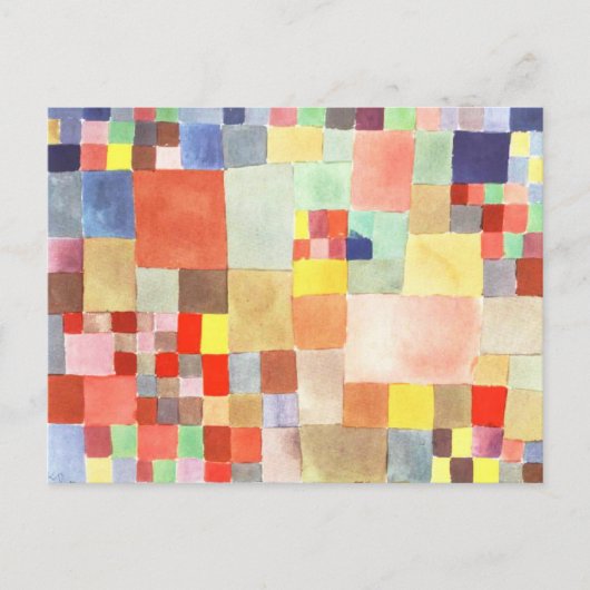 Flora op zand door Paul Klee Briefkaart (Voorkant)