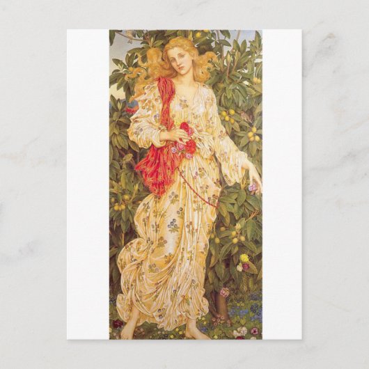 Flora par Evelyn de Morgan Carte postale (Devant)