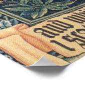 Flora Tapestry beroemd gemaakt door William Morri Poster (Hoek)