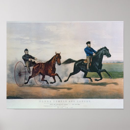 Flora Temple en Lancet Poster (Voorkant)