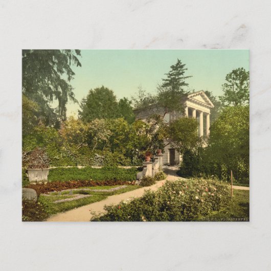 Flora Temple, Worlitz Park, Anhalt, Duitsland Briefkaart (Voorkant)