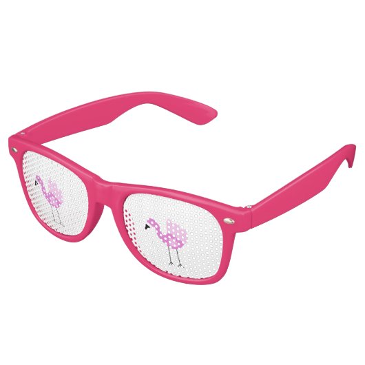Flora The Flamingo Retro Zonnebril (Gekanteld)