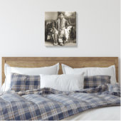 Flora Thundercloud Funmaker Canvas Print (Insitu (Slaapkamer))