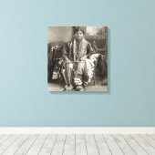 Flora Thundercloud Funmaker Canvas Print (Insitu (Houten vloer))