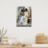 Flora van Pre-Raphaelite John William Waterhouse Poster (Keuken)