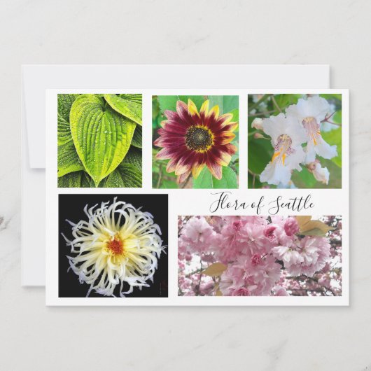 flora van Seattle Kaart (Voorkant)