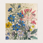 flora visitekaartjes (Buitenkant ongevouwen)