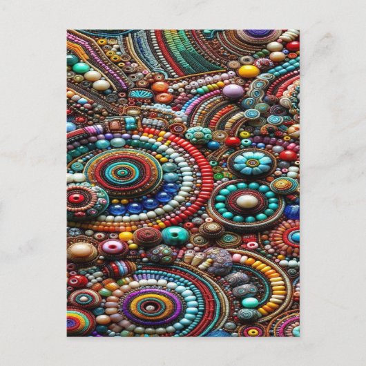  floraal briefkaart (Voorkant)