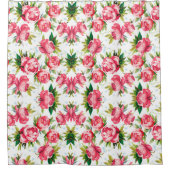  floraal douchegordijn (Voorkant)