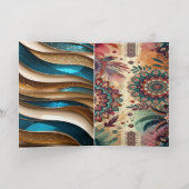 floraal folie wenskaart (Binnenlaag)