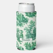 floraal groen toile jouy monogram (Seltzer Achterkant)