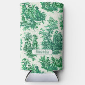floraal groen toile jouy monogram (Voorkant)