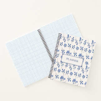 Floraal hardcover notitieboek, planner notitieboek
