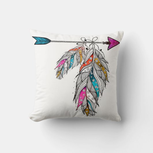  floraal kussen (Voorkant)