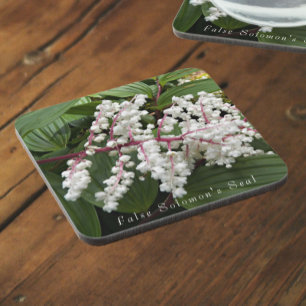 Floraal van de bloemen van de zeeglade van False S Bier Onderzetter