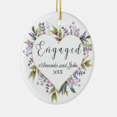 Floraal Verliefd Keramisch Ornament (Rechts)