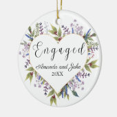 Floraal Verliefd Keramisch Ornament (Links)