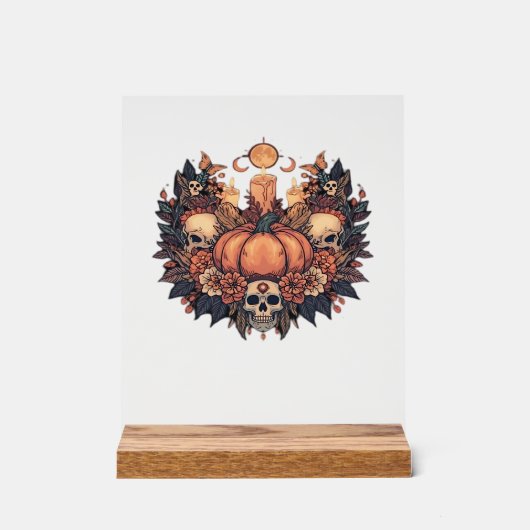 Floraison de citrouille � Lumière de chandelle d'a (Recto)