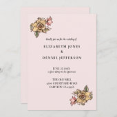 FLORAISON - Roze Kaart (Voorkant / Achterkant)