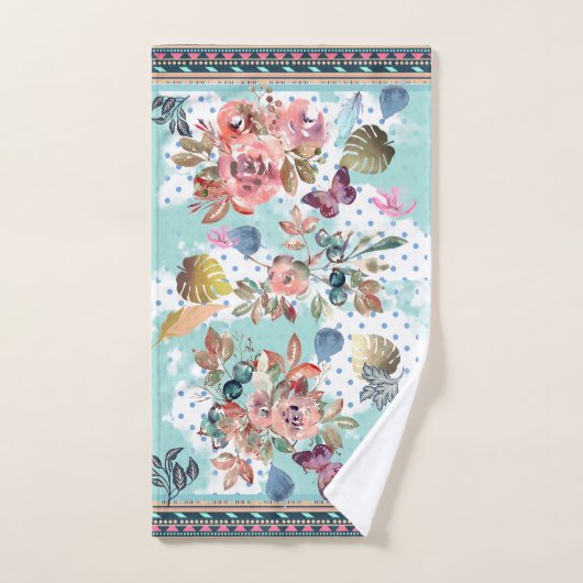 Floral (Serviette à main)