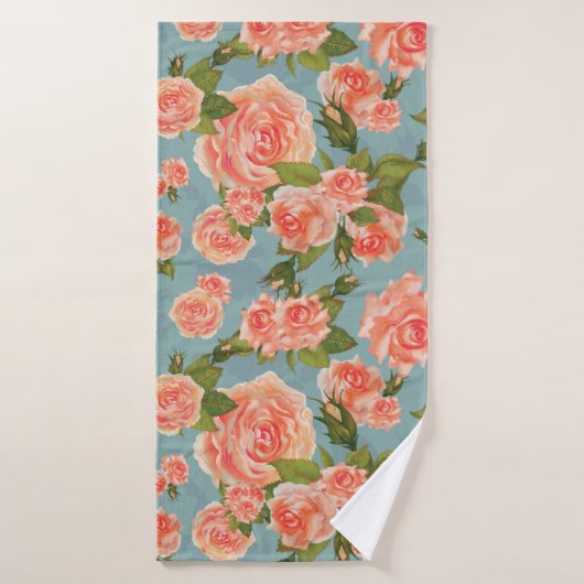 Floral (Serviette de bain)