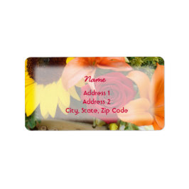 Floral02 - Label Adres