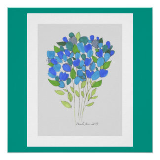 Floral #02 20-inch x 20-inch Perfect Poster