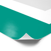 Floral #02 20" x 20" Poster parfait (Coin)