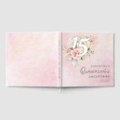 Floral 15 Anniversaire Fête Argent Script (Complet)