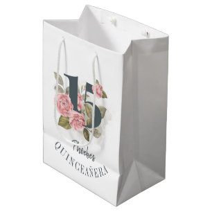 Floral 15e verjaardag Quinceanera Rustic Medium Cadeauzakje