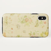 Floral 1 Apple iPhone X, étui téléphonique robuste (Dos (Horizontal))