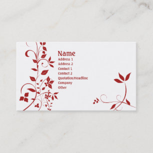 Floral 22 visitekaartje