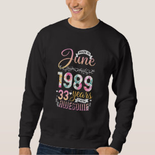 Floral 33 geb. in juni 1989 33 yea trui