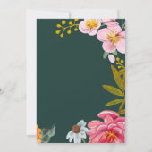 Floral 50th Birthday Party Invitation Photo (Dos)