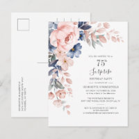 Floral 75th Surprise Birthday Party Botanical