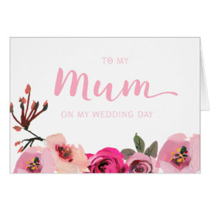 Floral à ma maman mon jour du mariage