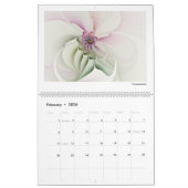 Floral Abstract Fractal 2026 Kalender (Feb 2026)