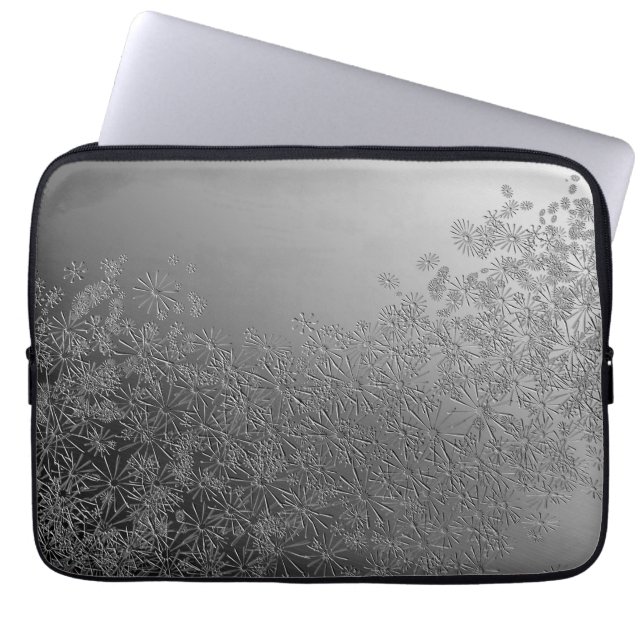 Floral abstract. laptop sleeve (Voorkant)