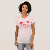 Floral abstract t-shirt (Voorkant volledig)