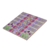 Floral Abstract Tegeltje (Zijkant)