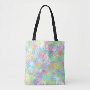 Floral Abstracte Flowers Moderne Sjabloon schouder Draagtas