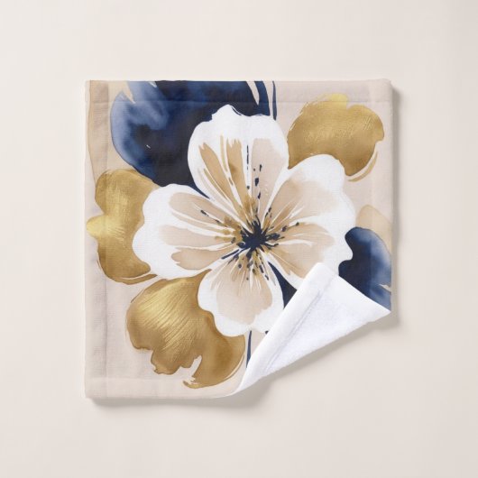 Floral Abstrait (Gant de toilette)