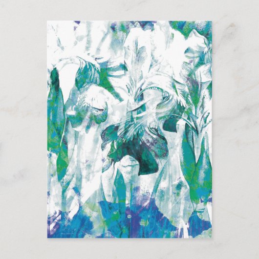 Floral Abstrait 12 Cartes (Devant)