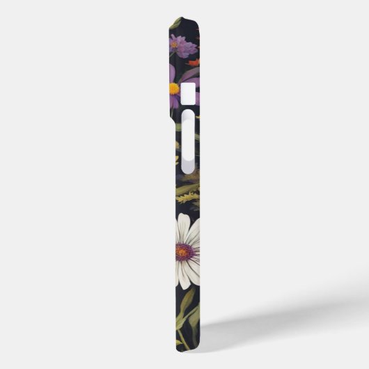 Floral Abstrait unique - Phone 15 Pro Coques (Verso / Gauche)
