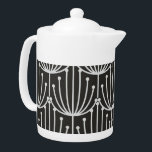 Floral Abstrait vintage en Motif noir et blanc<br><div class="desc">Intéressant et minimaliste sont les mots qui viennent à l'esprit en regardant ce motif floral abstrait rétro classique en noir et blanc qui est oh si art déco et très élégant. Ce motif d'une époque révolue se traduit parfaitement par des articles de mode et de décoration maison. Le cadeau parfait...</div>