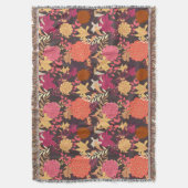 Floral achtergrond 2 deken (Voorkant Verticaal)