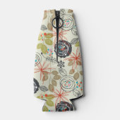 Floral achtergrond 2 flesjeskoeler (Achterkant)