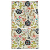 Floral achtergrond 2 klein cadeauzakje (Achterkant)